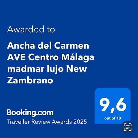 Ancha Del Carmen Ave Centro Malaga Madmar Lujo New Zambrano Lejlighed Eksteriør billede